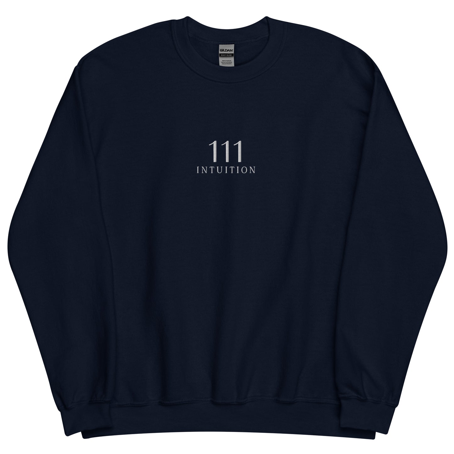 111 Angel Number Embroidered Crewneck Sweater