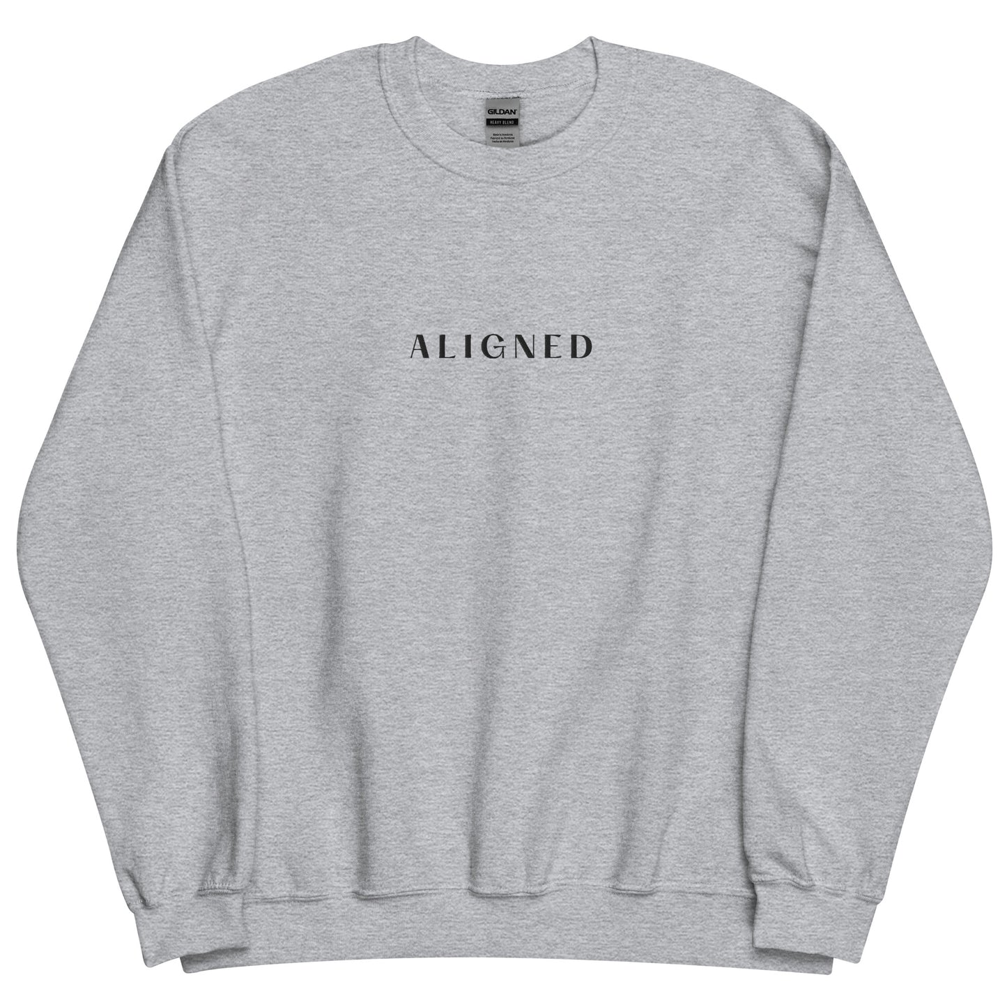 Aligned Embroidered Crewneck Sweater